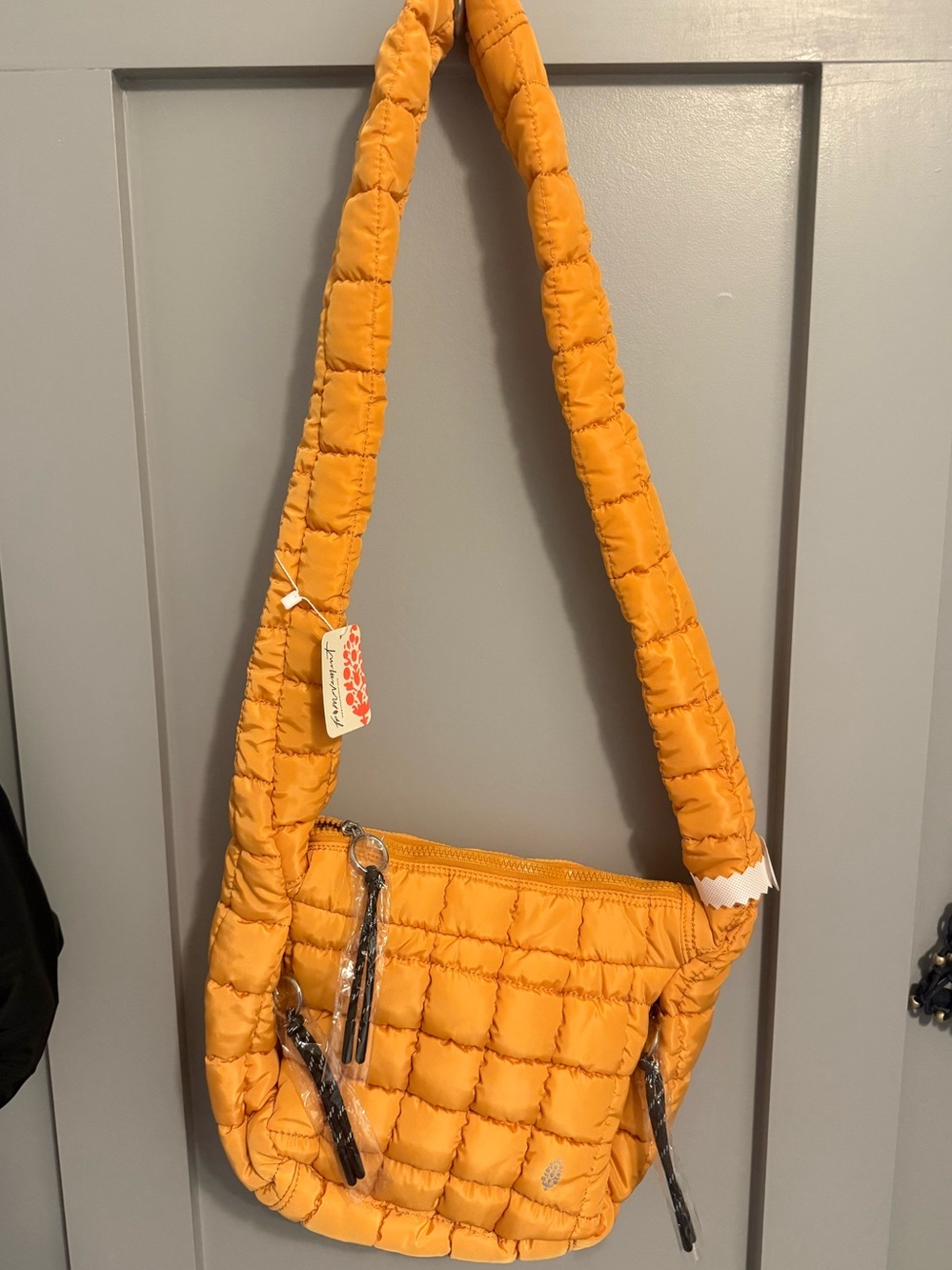 Quilted baby carryall orange  free people